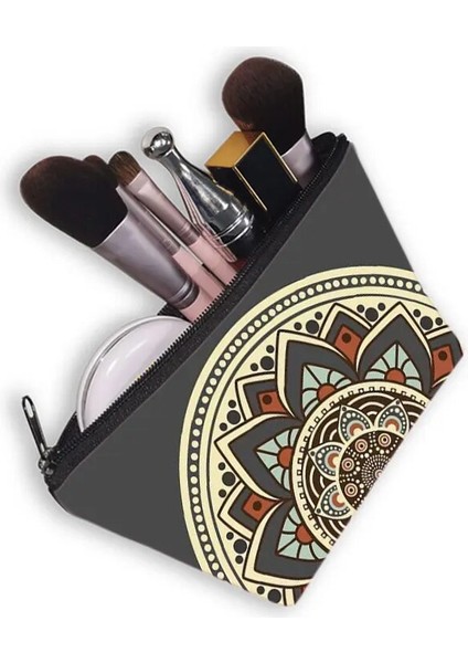SHZBMANDALA18 Tarzı Mandala Çiçek Baskı Kozmetik Çantaları Kadın Makyaj Çantası Suya Dayanıklı Makyaj Çantası Organizatör Çantası Kadın Işlevli Güzellik Çantası (Yurt Dışından) modelleri