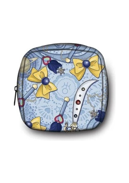 YMJHDJS01 Stili Moda Sihirli Değnek Ilmek Su Geçirmez Tampon Saklama Çantası Sevimli Hijyenik Ped Kılıfı Taşınabilir Makyaj Ruj Kozmetik Çantası (Yurt Dışından)