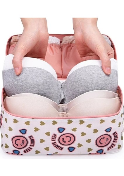 Gök Mavisi Bir Stil Yeni Seyahat Sutyen Çantası Iç Çamaşırı Organizatör Çantası Kozmetik Günlük Tuvalet Eşyaları Saklama Çantası Kadın Yüksek Li Yıkama Çantası Çantası (Yurt Dışından) fırsatları