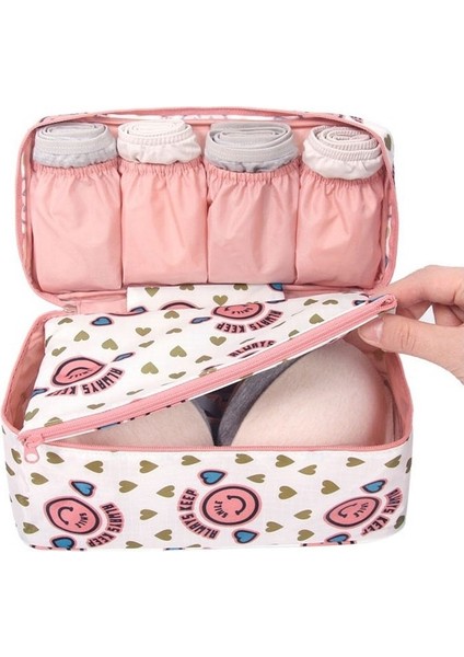 Gök Mavisi Bir Stil Yeni Seyahat Sutyen Çantası Iç Çamaşırı Organizatör Çantası Kozmetik Günlük Tuvalet Eşyaları Saklama Çantası Kadın Yüksek Li Yıkama Çantası Çantası (Yurt Dışından) indirimleri