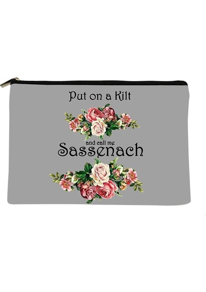 HZ970 Stili Kadın Outlander Desen Baskılı Makyaj Çantası Moda Kadın Kozmetik Organizatör Çantası Seyahat Için Renkli Bayan Çantası Için Saklama Çantası (Yurt Dışından)