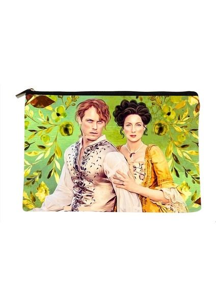 HZ970 Stili Kadın Outlander Desen Baskılı Makyaj Çantası Moda Kadın Kozmetik Organizatör Çantası Seyahat Için Renkli Bayan Çantası Için Saklama Çantası (Yurt Dışından) indirimleri