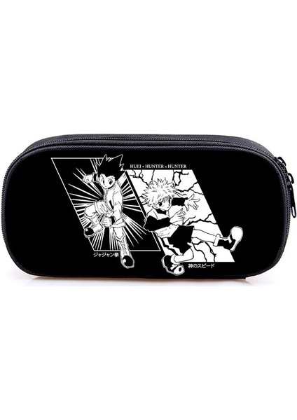 DQBBHUNTERC23CW Stili Anime Hunterxhunter Kozmetik Çantası Kalem Çantası Hunter x Avcı Çantaları Hxh Killua Zoldyck Gon Freerollo Lucilfer Kalem Kutusu (Yurt Dışından)