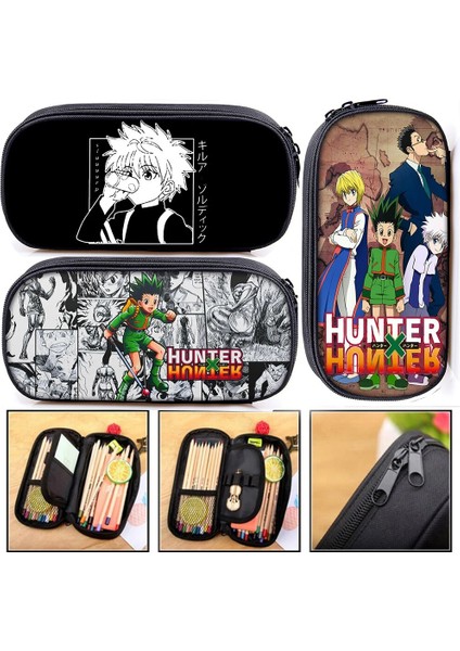 DQBBHUNTERC23CW Stili Anime Hunterxhunter Kozmetik Çantası Kalem Çantası Hunter x Avcı Çantaları Hxh Killua Zoldyck Gon Freerollo Lucilfer Kalem Kutusu (Yurt Dışından) fiyatları