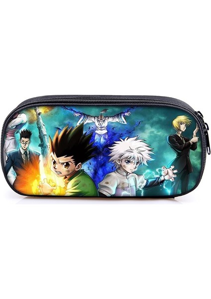 DQBBHUNTERC23CW Stili Anime Hunterxhunter Kozmetik Çantası Kalem Çantası Hunter x Avcı Çantaları Hxh Killua Zoldyck Gon Freerollo Lucilfer Kalem Kutusu (Yurt Dışından) modelleri