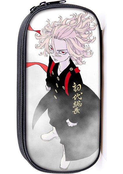 DQBBDJFCZ23W Stili Anime Tokyo Revengers Kalem Çantası Bayanlar Tuval Yoshiro Sagano Makyaj Çantaları Taşınabilir Kalem Kutusu Çocuk Okul Malzemeleri Hediye (Yurt Dışından)