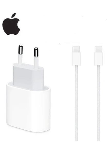 iphone 15/15PRO/15 Pro Max/15 Plus Uyumlu 25W Hızlı Şarj Cihazı Type-C iphone Şarj Kablosu Set