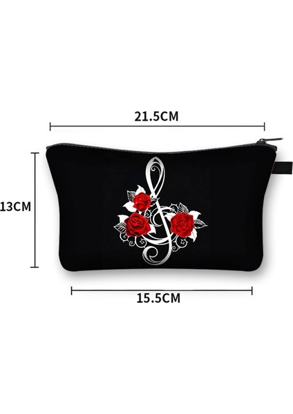 SHZBMUSNO03CW Stili Gül Leopar Dudaklar Kozmetik Durumda Kadın Moda Makyaj Çantası Bayanlar Tuvalet Çantası Ruj Organizatör Fermuar Kılıfı Kadın Makyaj Çantaları (Yurt Dışından) indirimleri