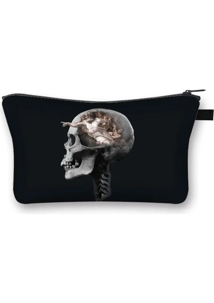 SHZBYISHUJ09CW Stili Gül Leopar Dudaklar Kozmetik Durumda Kadın Moda Makyaj Çantası Bayanlar Tuvalet Çantası Ruj Organizatör Fermuar Kılıfı Kadın Makyaj Çantaları (Yurt Dışından)