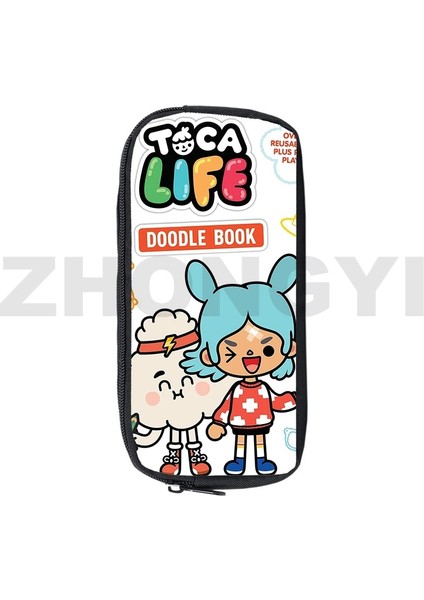 Toca8 Stili Toca Boca Yaşam Dünya Oyunu Kalem Kutusu Anime Makyaj Kutusu Okul Malzemeleri Kırtasiye Depolama 3D Baskı Kılıfı Çanta Kozmetik Kılıfları (Yurt Dışından) fiyatları