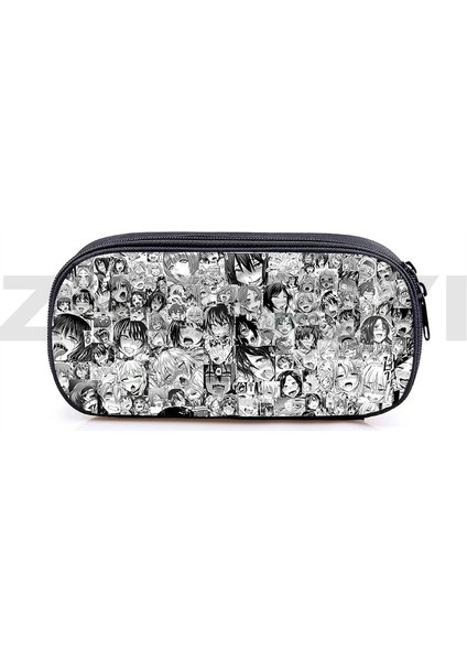 AHEGAO13 Stili Moda 3D Baskı Ahegao Kalem Kutusu Çocuklar Anime Kawaii Makyaj Çantası Gençler Öğrenciler Hentai Senpai Kırtasiye Saklama Kutusu Çocuk Kılıfı (Yurt Dışından)