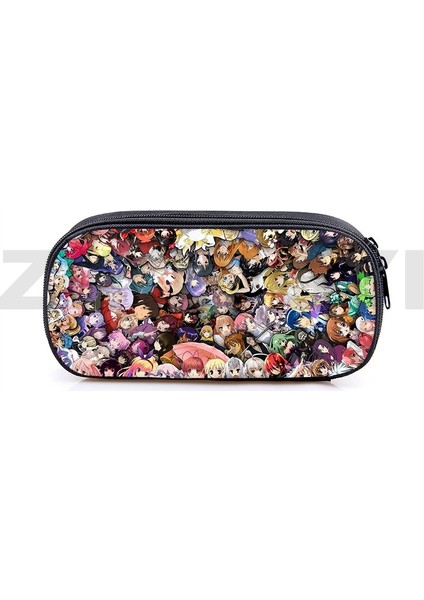 AHEGAO13 Stili Moda 3D Baskı Ahegao Kalem Kutusu Çocuklar Anime Kawaii Makyaj Çantası Gençler Öğrenciler Hentai Senpai Kırtasiye Saklama Kutusu Çocuk Kılıfı (Yurt Dışından)