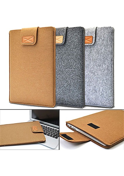 Haki Stili 15 Inç Anti-Scratch Koruyucu Çanta Macbook Airro Retina Için Keçe Laptop Çantası Macbook Için Yeni Air 13 Atand Kapak A2159 (Yurt Dışından)