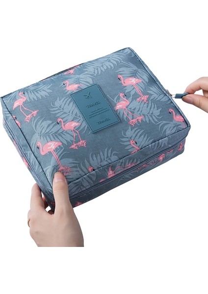 Leopar Tarzı Çok Işlevli Seyahat Su Geçirmez Kozmetik Çantası Kadın Makyaj Çantaları Tuvalet Organizatör Depolama Seyahat Yıkama Torbası T047 (Yurt Dışından) fırsatları