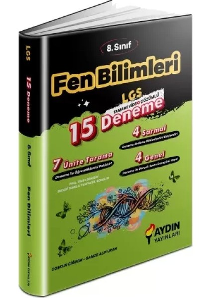 LGS 8. Sınıf Fen Bilimleri 15 Deneme