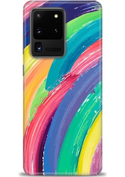 Samsung Galaxy S20 Ultra Kılıf Hd Baskılı - Rengarenk