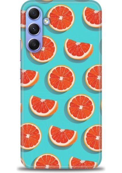 Samsung Galaxy S25 Kılıf Hd Baskılı - Portakal Dilimleri