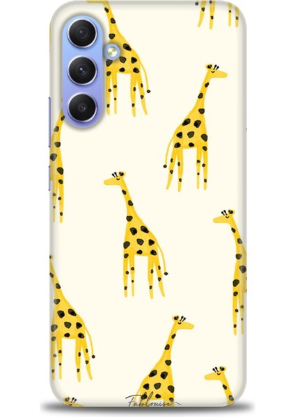Samsung Galaxy A55 Kılıf Hd Baskılı - Zürafa
