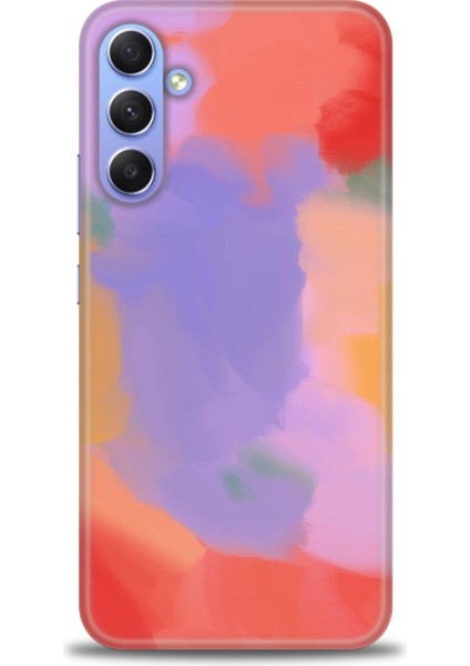 Samsung Galaxy A55 Kılıf Hd Baskılı - Kırmızı