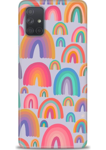 Samsung Galaxy A71 Kılıf Hd Baskılı - Gökkuşakları