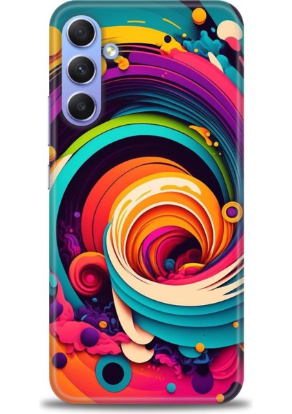 Samsung Galaxy A34 Kılıf Hd Baskılı - Renk Hortumu