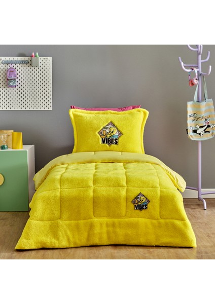 Karaca Home Looney Tunes Tweety Bird Tek Kişilik Comfort Set Sarı