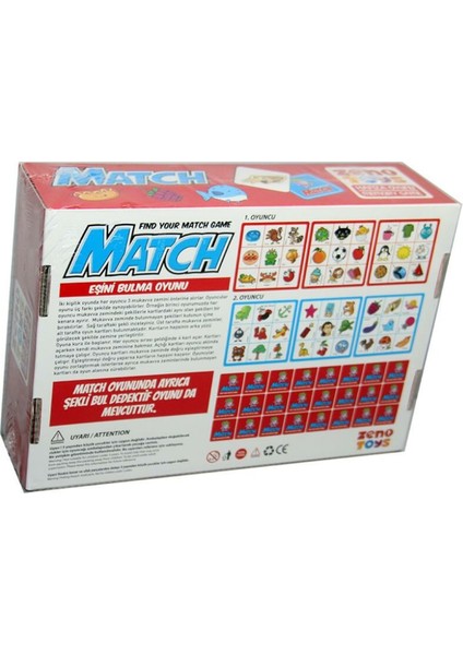 Eşleştirme Oyunu 2in1 Match
