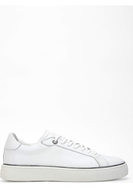Erkek Deri Beyaz Sneakers & Spor Ayakkabı 804 649 Erk Ayk SK23/24 Beyaz Fltr
