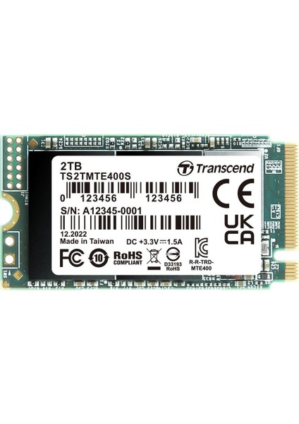 Ts2Tmte400S 2TB M.2 2242PCIe NVMe SSD