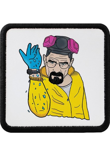 BlackBörk V1 Walter White - 1 Kod Logolu Unisex Beyaz-Siyah Bench (Patch)