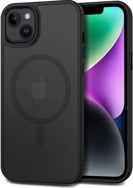Apple iPhone 14 Plus Kılıf Mat Magsafe Wireless Şarj Destekli
