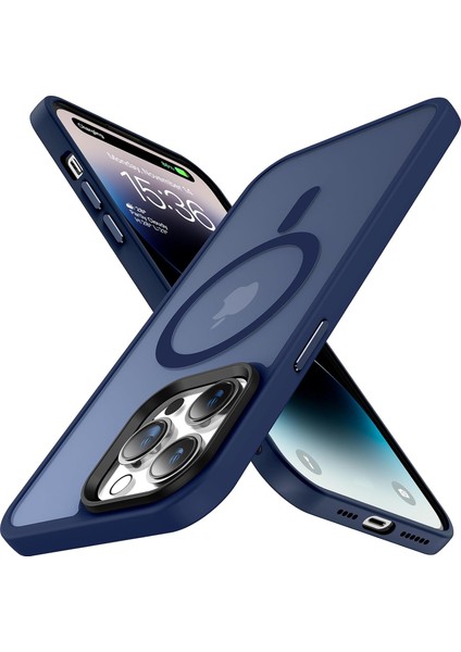 Apple iPhone 14 Pro Kılıf Mat Magsafe Wireless Şarj Destekli
