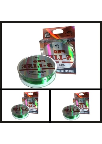 Uyguna-Yakala 0.30 mm 150 mt Pro S-Line Makara Misina YEŞIL-İNA.037