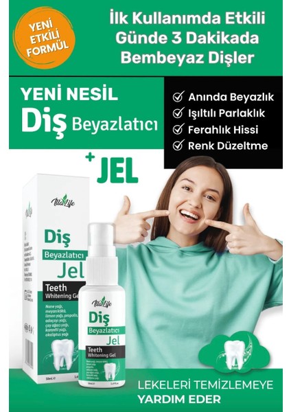 Illa Life Whitening Expert Hızlı Etkili Diş Jel Yeni Nesil Diş Beyazlatma Ve Temizleme Jeli 50 Ml