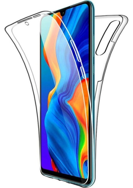 Huawei Y8P 360 Derece Kılıf Full Tam Koruma Ön Arka Şeffaf Kılıf