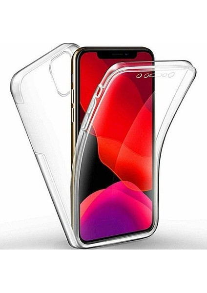 Apple Iphone 12 Pro Max 360 Derece Kılıf Full Tam Koruma Ön Arka Şeffaf Kılıf
