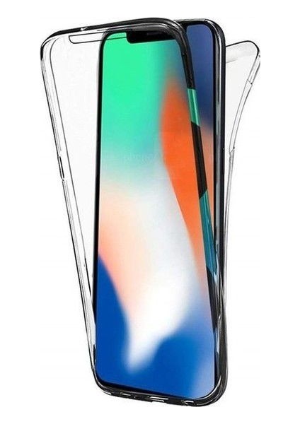Apple Iphone 8 Plus 360 Derece Kılıf Full Tam Koruma Ön Arka Şeffaf Kılıf