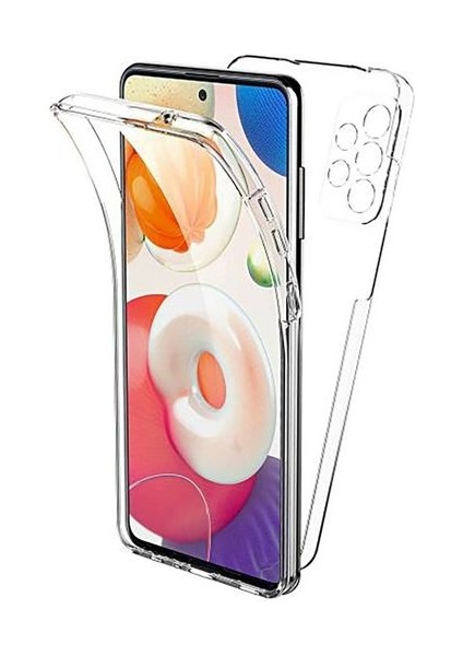 Samsung Galaxy A53 360 Derece Kılıf Full Tam Koruma Ön Arka Şeffaf Kılıf