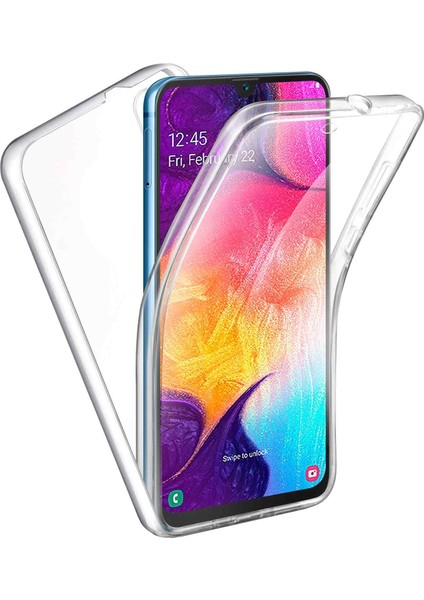 Samsung Galaxy M32 360 Derece Kılıf Full Tam Koruma Ön Arka Şeffaf Kılıf