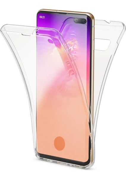 Samsung Galaxy S10+PLUS 360 Derece Kılıf Full Tam Koruma Ön Arka Şeffaf Kılıf