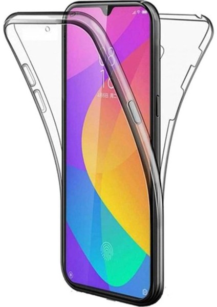 Xiaomi Mi 9 Lite 360 Derece Kılıf Full Tam Koruma Ön Arka Şeffaf Kılıf