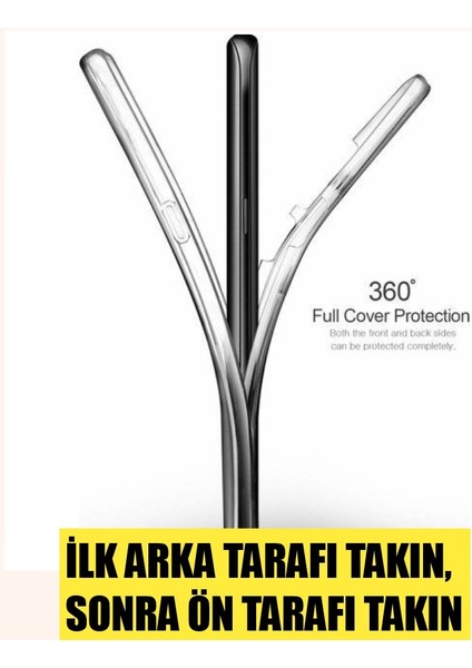 Xiaomi Mi A2 Lite 360 Derece Kılıf Full Tam Koruma Ön Arka Şeffaf Kılıf