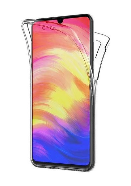 Xiaomi Redmi Note 7 Pro 360 Derece Kılıf Full Tam Koruma Ön Arka Şeffaf Kılıf