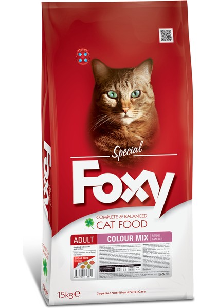 Tam ve Dengeli Colour Mix Yetişkin Kedi Maması 15KG