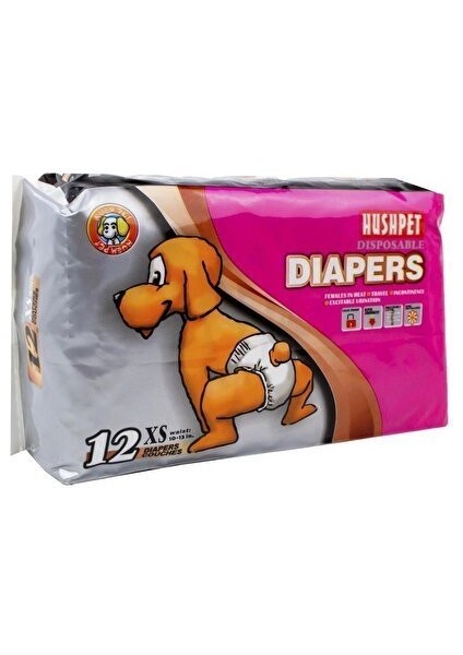 Hushpet Diapers Köpek Çiş Pedi 12'li Xsmall fiyatları