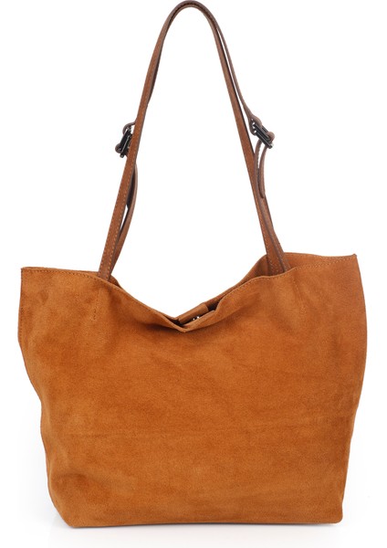 Süet Deri Çift Saplı Geniş Kadın Omuz Çantası YC012035HSD fiyatları