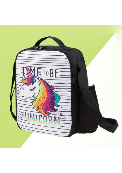 Çocuk Öğle Yemeği Crossbody Unicorn Öğle Yemeği Çanta (Yurt Dışından)