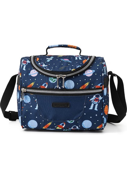 Taşınabilir Öğle Yemeği Açık Yalıtımlı Öğle Yemeği Kutusu Büyük Kapasiteli Öğle Yemeği Çanta (Yurt Dışından)