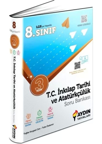 LGS 8. Sınıf T.C. İnkılap Tarihi ve Atatürkçülük Üç Adım Soru Bankası