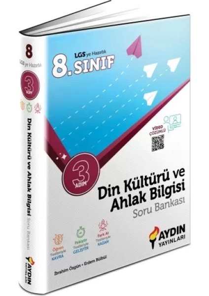 LGS 8. Sınıf Din Kültürü ve Ahlak Bilgisi Üç Adım Soru Bankası